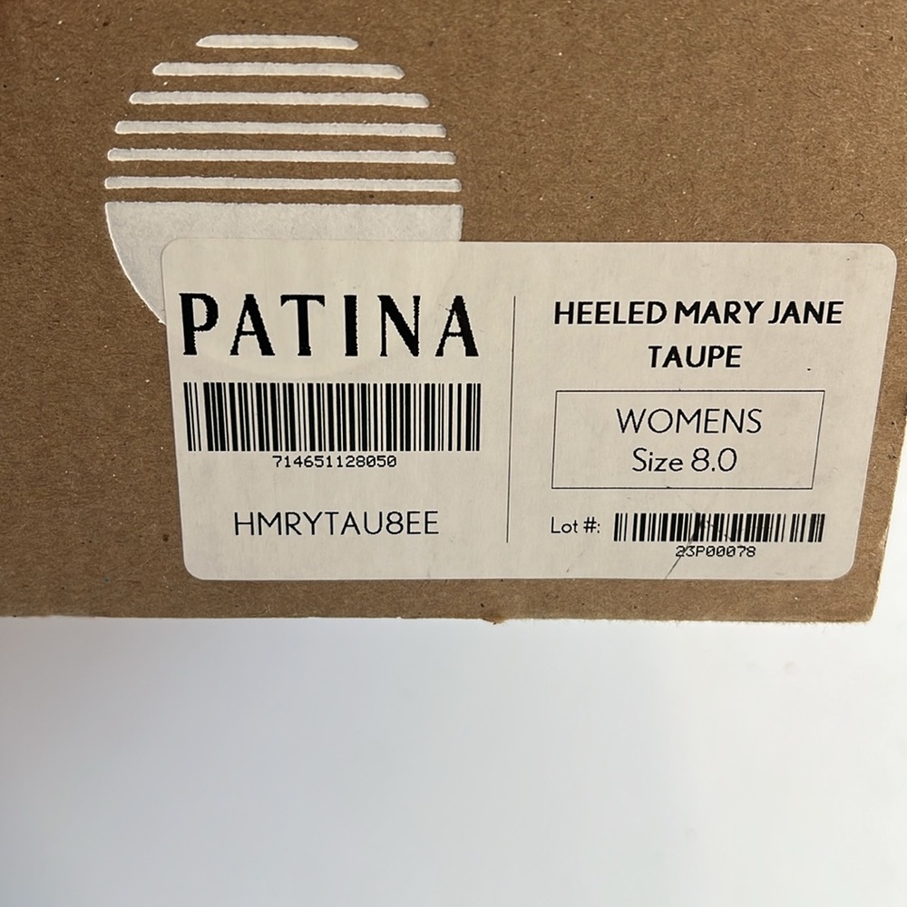Patina - leather heeled Mary Jane’s, clogs, suede - Picture 9 of 14